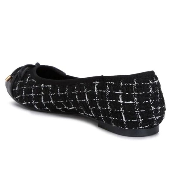 BRAND NEW LYNN COMFOR PLAID TWEED BALLET FLATS - Picture 1 of 14